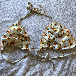 Sunflower bikini top